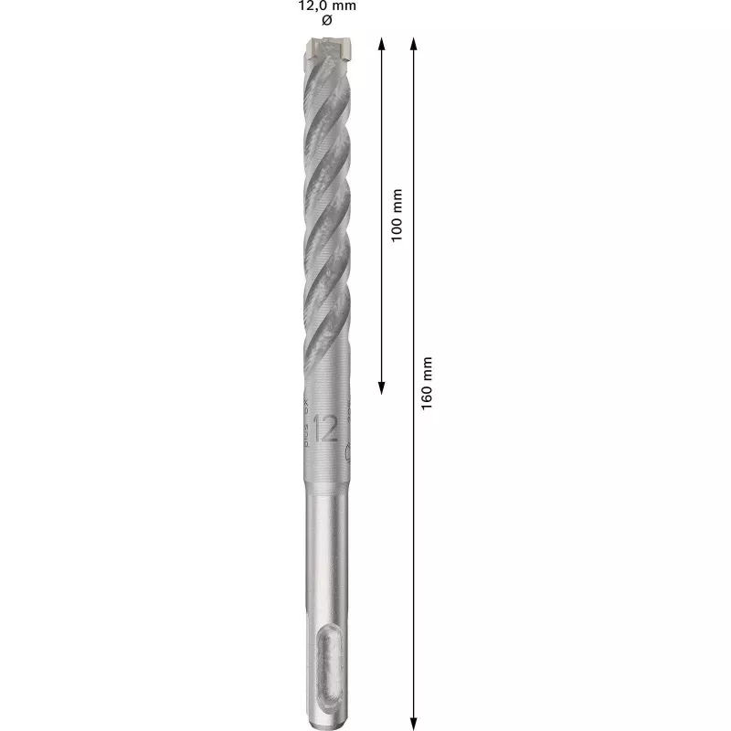 BOSCH 2608833905 PRO SDS Plus-5X τρυπάνι σφυριού 12x100x160 mm