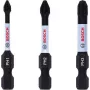 Bosch 2608522491 Phillips PH2 σετ μυτών, 3 τεμ., 25 mm, εξαγωνικό στέλεχος 1/4 ίντσας