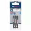 Bosch 2608522491 Phillips PH2 σετ μυτών, 3 τεμ., 25 mm, εξαγωνικό στέλεχος 1/4 ίντσας