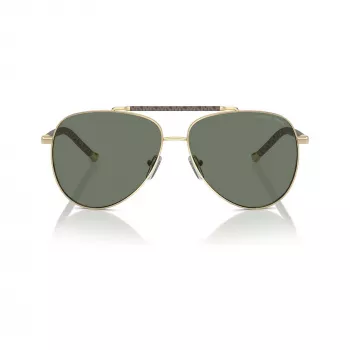 Michael Kors γυναικείο γυαλιά ηλίου MK1146-10143H ανοιχτόχρυσο Schmetterling Cat-Eye καφέ Gradient 59mm