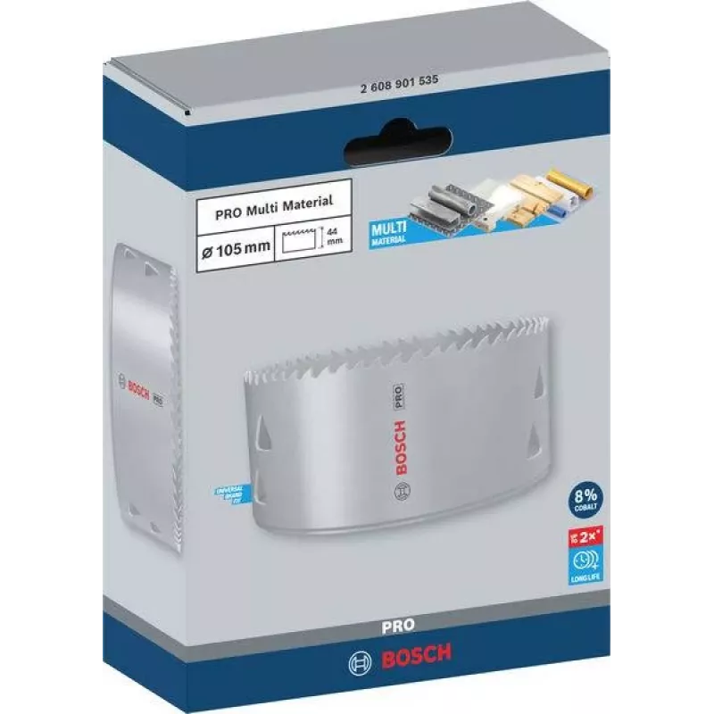Bosch Expert for Metal Πριονόλαμα Τρύπας 105 mm Cobalt Bi-Metall 2608901535