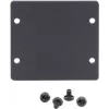 Kramer W-2BLANK Μαύρο μπροστινό τυφλό ένθετο για πλάκες τοίχου (2 υποδοχές) 85-00705090