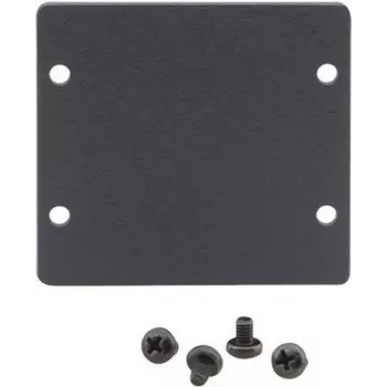 Kramer W-2BLANK Μαύρο μπροστινό τυφλό ένθετο για πλάκες τοίχου (2 υποδοχές) 85-00705090