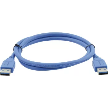 Kramer C-USB3/AA-3 Καλώδιο USB 3.0, Type-A βύσμα αρσενικό σε Type-A βύσμα αρσενικό, 0,9 m, μπλε 96-0230003