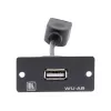 Kramer WU-AB Μονάδα Snap-In USB Type A υποδοχή θηλυκή σε υποδοχή θηλυκή μαύρο 85-0118399