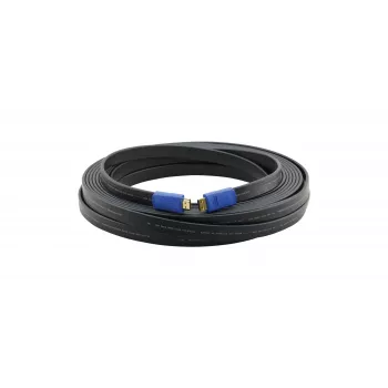 Kramer C-HM/HM/FLAT/ETH-3 Καλώδιο High-Speed HDMI με Ethernet, 0,91 m, επίπεδο, μαύρο 97-01014003