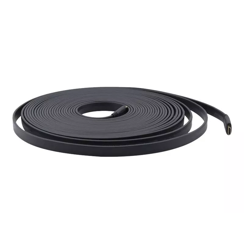 Kramer C-HM/HM/FLAT/ETH-3 Καλώδιο High-Speed HDMI με Ethernet, 0,91 m, επίπεδο, μαύρο 97-01014003