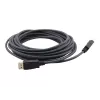 Kramer C-MDPM/MDPM DisplayPort Καλώδιο αρσενικό αρσενικό 4,6m Μαύρο 97-1717015