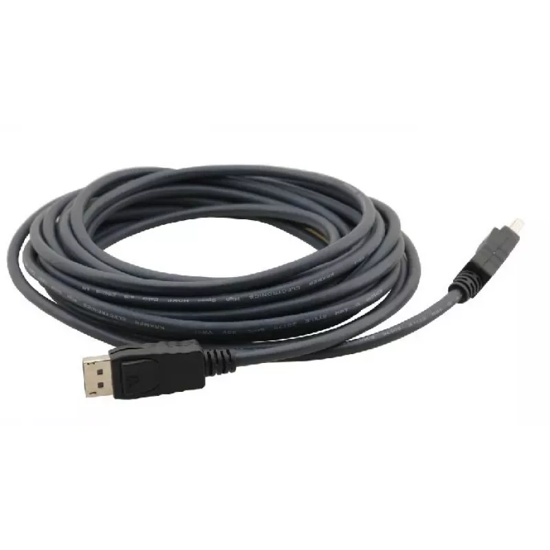 Kramer C-MDPM/MDPM DisplayPort Καλώδιο αρσενικό αρσενικό 4,6m Μαύρο 97-1717015