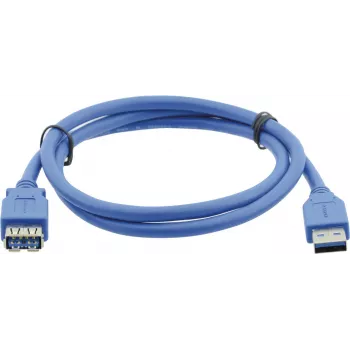 Kramer Electronics USB-A αρσενικό σε USB-A θηλυκό 3.0 Καλώδιο επέκτασης 3m Μαύρο (96-02310010)