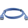 Kramer Electronics USB-A αρσενικό σε USB-A θηλυκό 3.0 Καλώδιο επέκτασης 3m Μαύρο (96-02310010)
