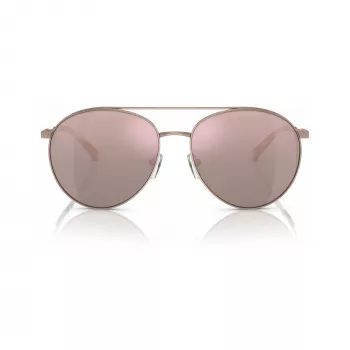 Michael Kors MK1138-11084Z Γυναικεία Cat-Eye Γυαλιά ηλίου, ανοιχτόχρυσος σκελετός, καφέ φακοί gradient, 58mm