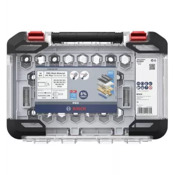 Bosch 2608594426 Progressor for Wood and Metal 11 τεμ. σετ πριονιών τρυπανιού (20-76 mm) με προσαρμογείς Power Change και πιλότους