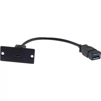 Kramer Electronics WU-CA(B) ένθετο διέλευσης USB-C, μαύρο 80-00026499