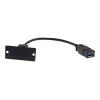 Kramer Electronics WU-CA(B) ένθετο διέλευσης USB-C, μαύρο 80-00026499