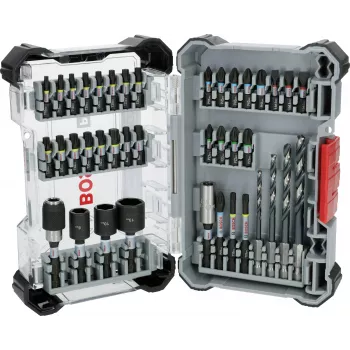 Bosch PRO Impact σετ καρυδακίων κατσαβιδιού και τρυπανιών μετάλλου 40 τεμ. (2608521U86)