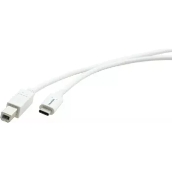 Kramer Electronics C-USB/CB-6 καλώδιο USB 2.0, βύσμα USB-C αρσενικό σε βύσμα USB-B αρσενικό, 1,8 m, λευκό 96-02357106