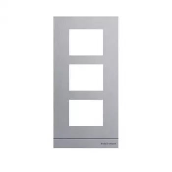 BUSCH-JAEGER 41393CF-S-03 Πρόσοψη Audio 1/3, Ανοξείδωτο ατσάλι 2TMA130160X0062