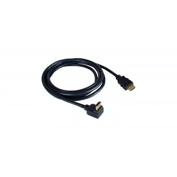 Kramer C-HM/RA-3 Καλώδιο High-Speed HDMI με Ethernet, γωνιακό σε ευθύ, 0,9 m, Γκρι, 4K 97-0143003