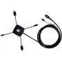 Kramer K-SPIDER Καλώδιο προσαρμογέα παρουσίασης Multi-Format - HDMI/DisplayPort/Mini DisplayPort/USB-C σε HDMI/USB - 3,05 m - 4K Ενεργό 91-00015599