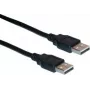 Kramer Electronics 4,6m Καλώδιο USB 2.0 A αρσενικό σε A αρσενικό, Μαύρο (96-0212015)