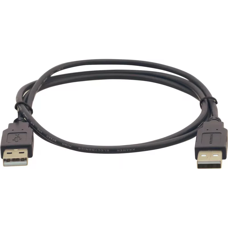 Kramer Electronics 4,6m Καλώδιο USB 2.0 A αρσενικό σε A αρσενικό, Μαύρο (96-0212015)