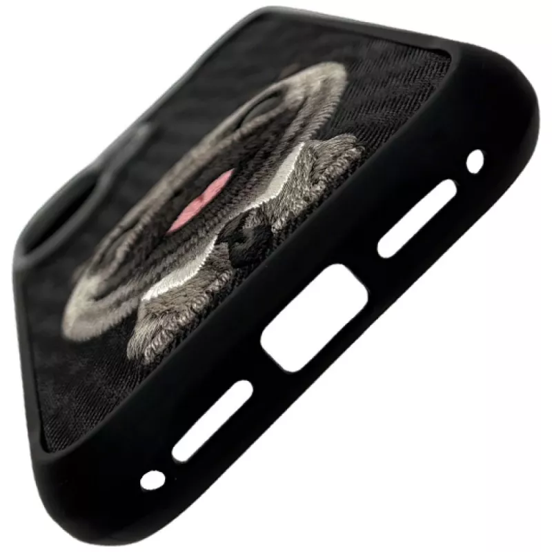Nimmy Big Eyed Pet 2.0 Dog θήκη για iPhone 17 - μαύρο