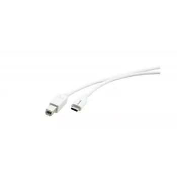 Kramer C-USB/CB-10 καλώδιο USB 2.0, βύσμα USB-C σε βύσμα USB-B, 3 m, λευκό 96-02357110