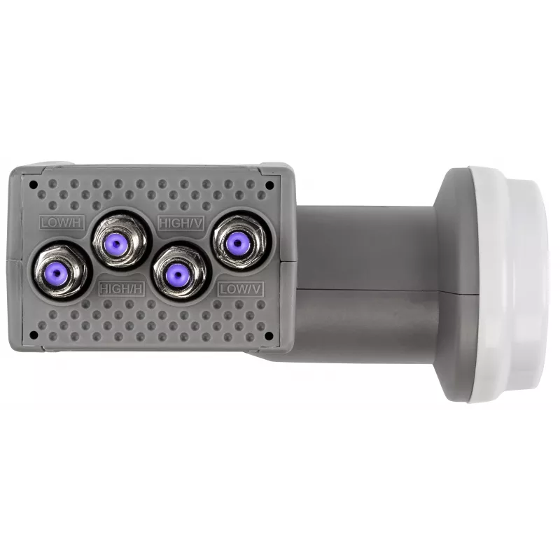 AXING SCO 4-10 Quattro LNB, 40 mm feedhorn, 4 έξοδοι, UHD/3D Ready SCO00410
