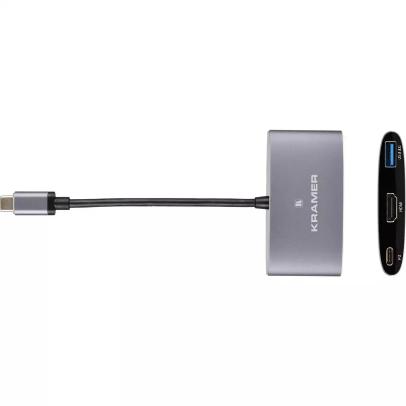 Kramer KDock-1 σταθμός σύνδεσης USB-C με HDMI, 2x USB 3.0, Gigabit Ethernet, 60W PD 91-00016099