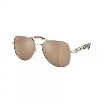 Michael Kors Γυναικεία γυαλιά ηλίου MK11210147P58 (58/15/140 mm) Πολωμένοι γκρι φακοί, Μαύρος σκελετός ασετάτης