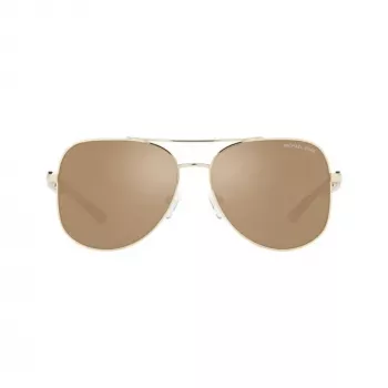 Michael Kors Γυναικεία γυαλιά ηλίου MK11210147P58 (58/15/140 mm) Πολωμένοι γκρι φακοί, Μαύρος σκελετός ασετάτης