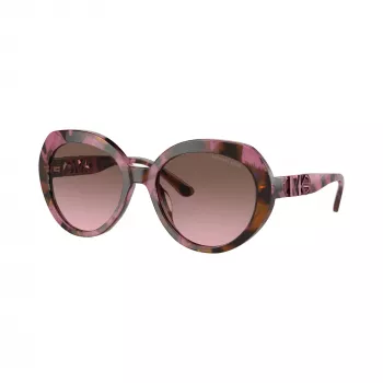 Michael Kors MK2214U39989T Γυναικεία τετράγωνα γυαλιά ηλίου ασετάτης, σκούρος σκελετός χελώνας, καφέ φακοί gradient, 56mm