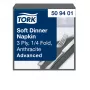TORK Soft Dinner Advanced Anthrazit 3-φυλλων πετσέτες 39 x 39,5 cm, 100 τεμ. (509401)