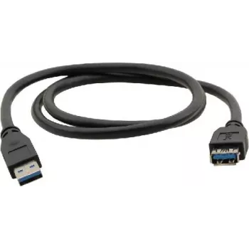 Kramer Electronics Καλώδιο Επέκτασης USB-A αρσενικό σε USB-A υποδοχή 3.0 1,6 m Μαύρο (96-02310006)