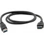 Kramer Electronics Καλώδιο Επέκτασης USB-A αρσενικό σε USB-A υποδοχή 3.0 1,6 m Μαύρο (96-02310006)
