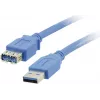 Kramer Electronics Καλώδιο Επέκτασης USB-A αρσενικό σε USB-A υποδοχή 3.0 1,6 m Μαύρο (96-02310006)