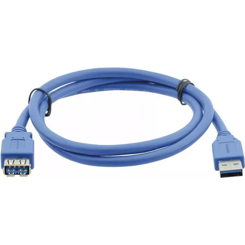 Kramer Electronics Καλώδιο Επέκτασης USB-A αρσενικό σε USB-A υποδοχή 3.0 1,6 m Μαύρο (96-02310006)