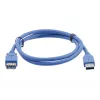Kramer Electronics Καλώδιο Επέκτασης USB-A αρσενικό σε USB-A υποδοχή 3.0 1,6 m Μαύρο (96-02310006)
