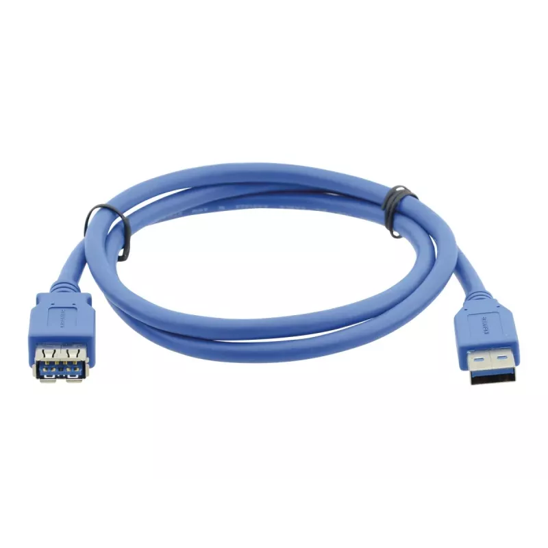 Kramer Electronics Καλώδιο Επέκτασης USB-A αρσενικό σε USB-A υποδοχή 3.0 1,6 m Μαύρο (96-02310006)