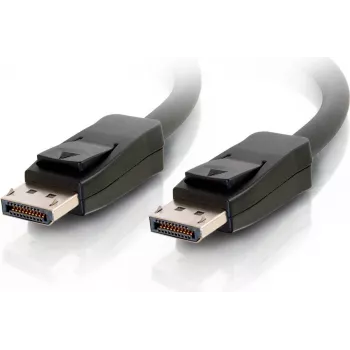 C2G 10,0 m Καλώδιο DisplayPort με Ασφάλιση, αρσενικό-αρσενικό, 4K 60Hz, Μαύρο 84405