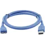 Kramer C-USB3/MICROB Καλώδιο USB 3.2 Gen 1, USB-A σε Micro-USB B, 1,8 m, Μπλε 96-02356006