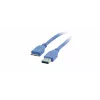 Kramer C-USB3/MICROB Καλώδιο USB 3.2 Gen 1, USB-A σε Micro-USB B, 1,8 m, Μπλε 96-02356006