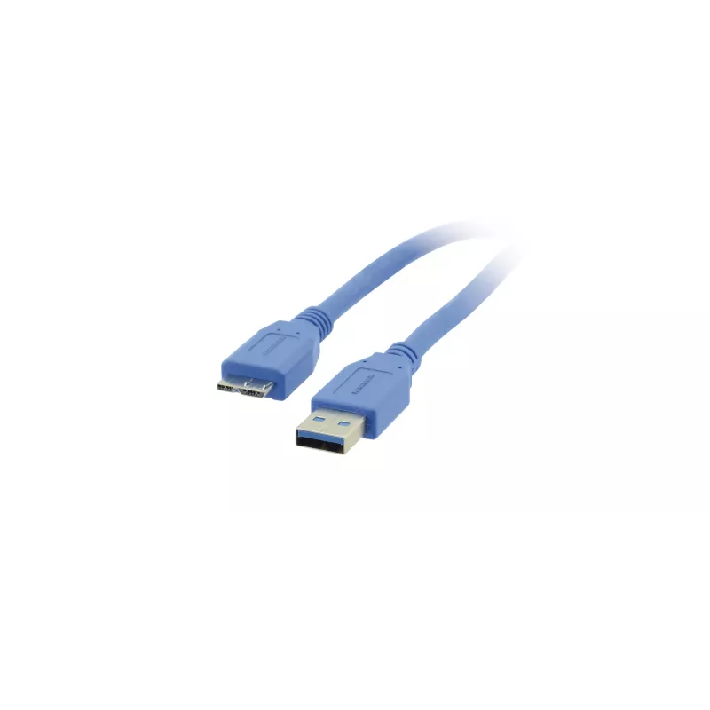 Kramer C-USB3/MICROB Καλώδιο USB 3.2 Gen 1, USB-A σε Micro-USB B, 1,8 m, Μπλε 96-02356006