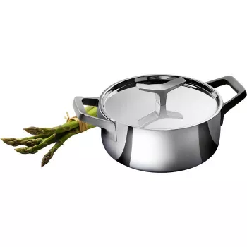 Electrolux E9KLSA11 Κατσαρόλα με Καπάκι, 3 L, στρογγυλή, Χρώμιο