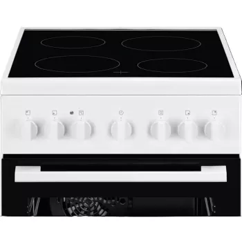 Electrolux 300 Series Ελεύθερος Ηλεκτρικός Φούρνος με Ηλεκτρικό Φούρνο, Λευκό, 50 cm