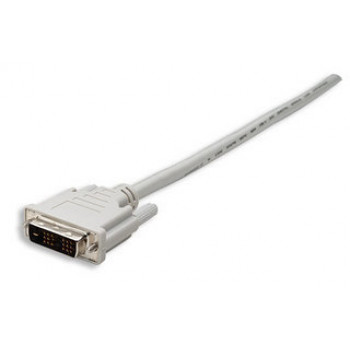 Digitus Καλώδιο DVI-D Single Link, Βύσμα DVI-D 18+1 Pin σε Βύσμα DVI-D 18+1 Pin, 2 m, Μαύρο, Βιδωτό AK-320107-020-S