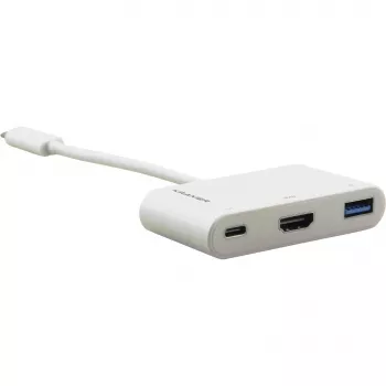 Kramer ADC-U31C/M2 USB-C Multiport Αντάπτορας – 4K HDMI, USB-A, USB-C PD, 17 cm, Λευκό 99-97210004