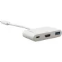 Kramer ADC-U31C/M2 USB-C Multiport Αντάπτορας – 4K HDMI, USB-A, USB-C PD, 17 cm, Λευκό 99-97210004