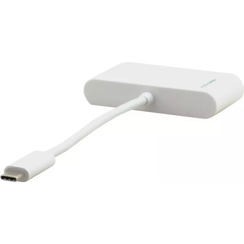 Kramer ADC-U31C/M2 USB-C Multiport Αντάπτορας – 4K HDMI, USB-A, USB-C PD, 17 cm, Λευκό 99-97210004